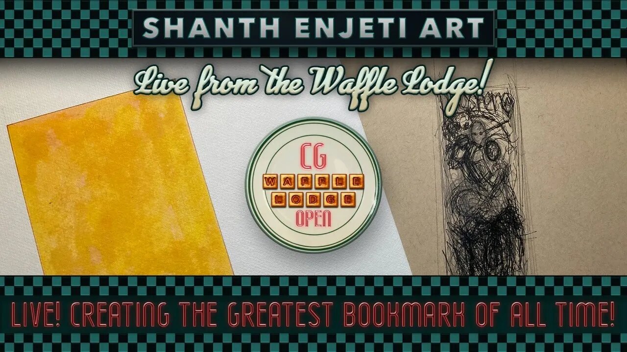 🔴 LIVE! CREATING THE GREATEST BOOKMARK OF ALL TIME! Live at the CG Waffle Lodge!