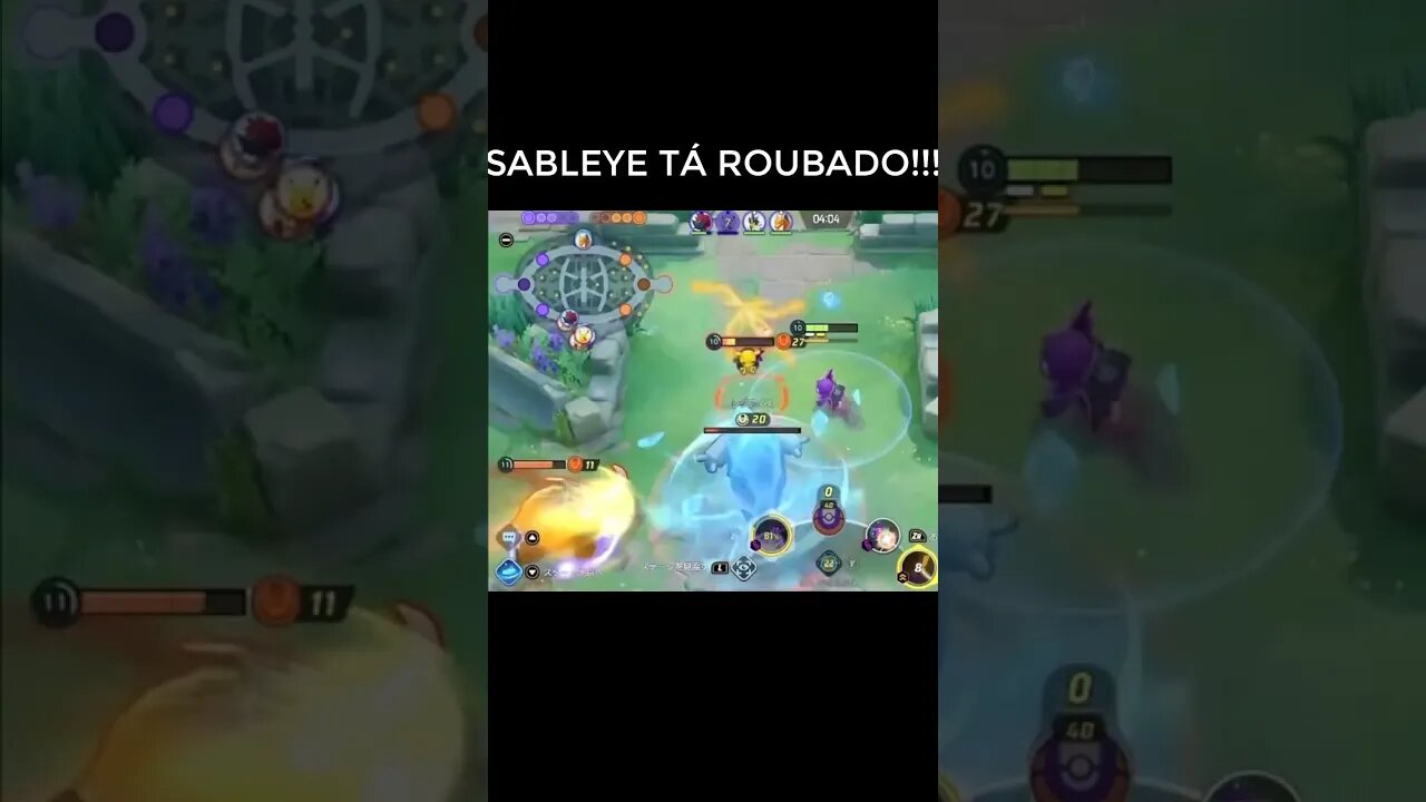 SABLEYE É BROKEN DE MAIS 😲😲 POKÉMON UNITE #shorts