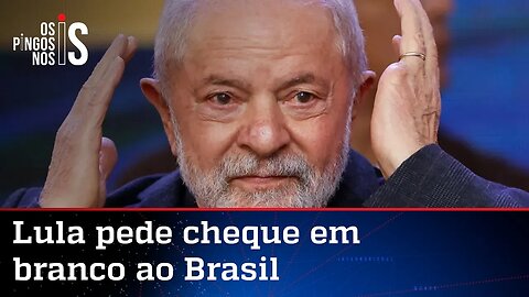 Lula decide não apresentar versão final do programa de governo