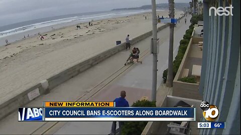 Scooters banned on boardwalks