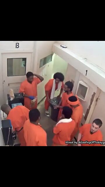 Terrorist tries to convert fellow prisoners and gets an ass whooping for it.