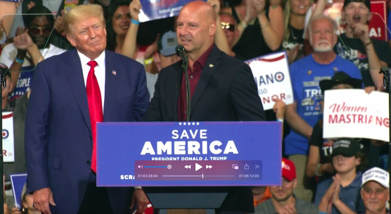 Doug Mastriano at Save America Rally in Scranton/Wilkes-Barre, PA - 9/3/2022