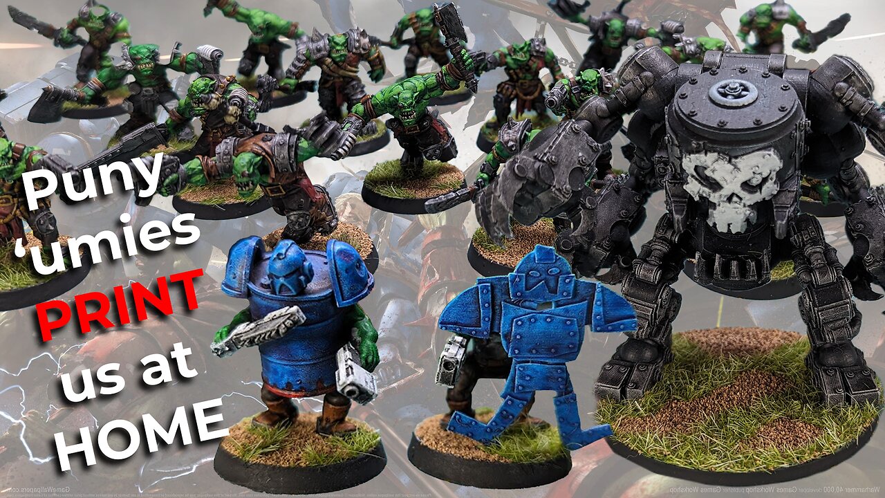 Awesome Warhammer 40k Orks You Can PRINT Yourself!