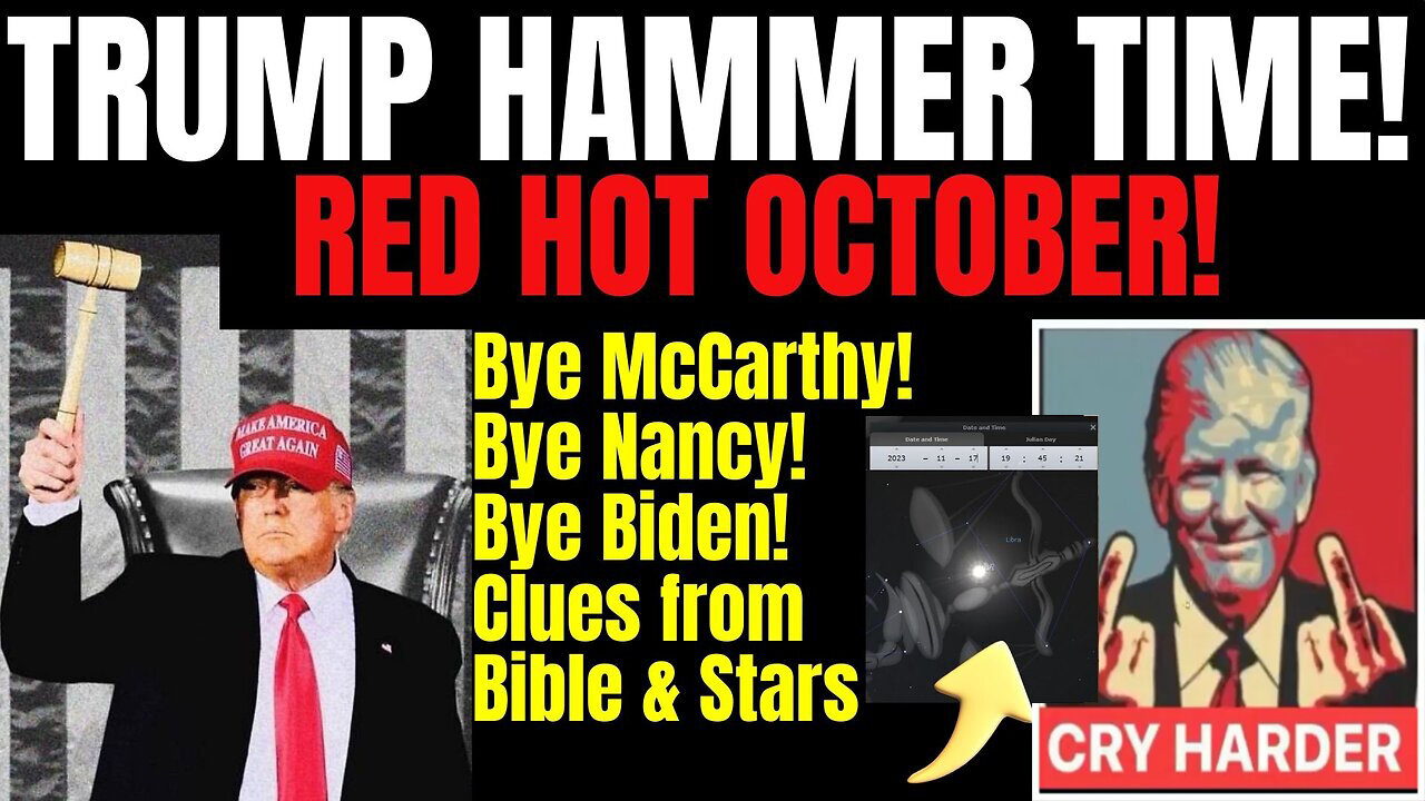 10.5.2023, Trump Hammer Time - Red Hot October