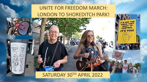 Unite for Freedom March! London to Shoreditch Park