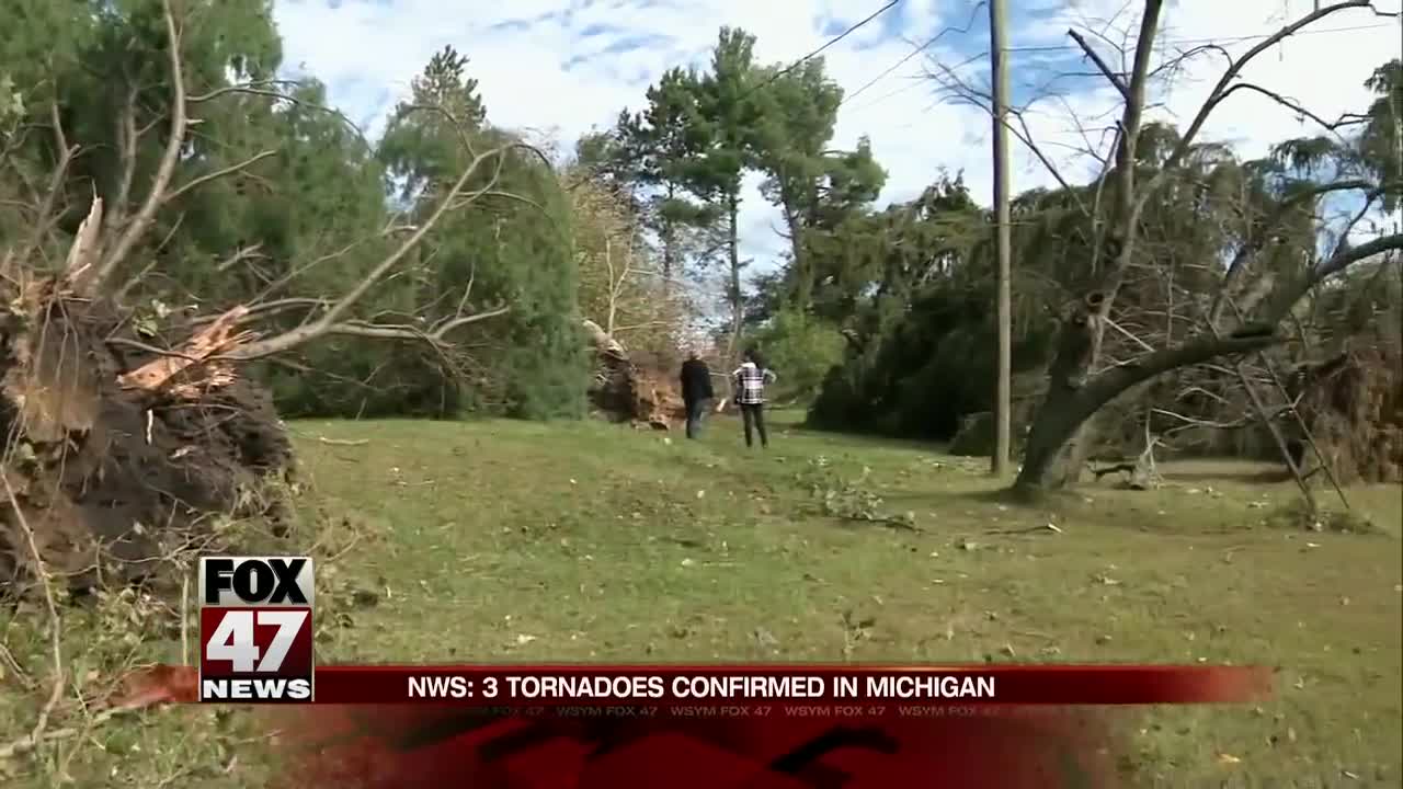 Weather Service reports 3 Tornadoes in SE Michigan Tuesday