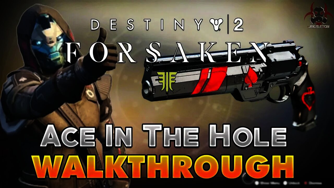 Destiny 2 Forsaken - Ace in the Hole Walkthrough (Cayde's Will Quest Final Step)