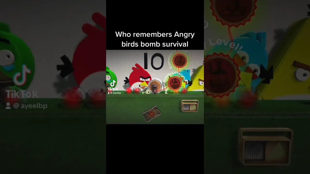 Angry Birds Bomb Survival #littlebigplanet #lbp2 #ps3 #littlebigplanet2 #lbp3