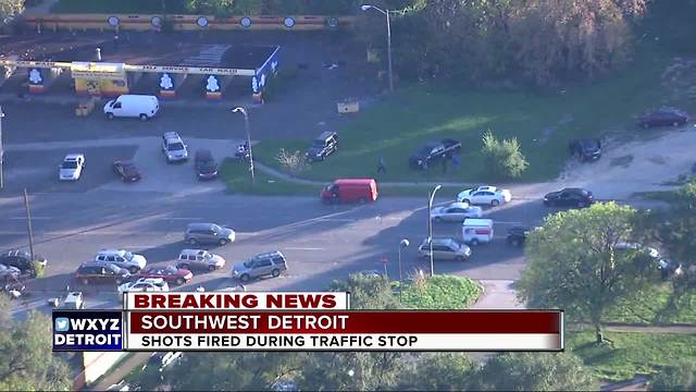 Shot fired as Detroit police attempt traffic stop in southwest Detroit