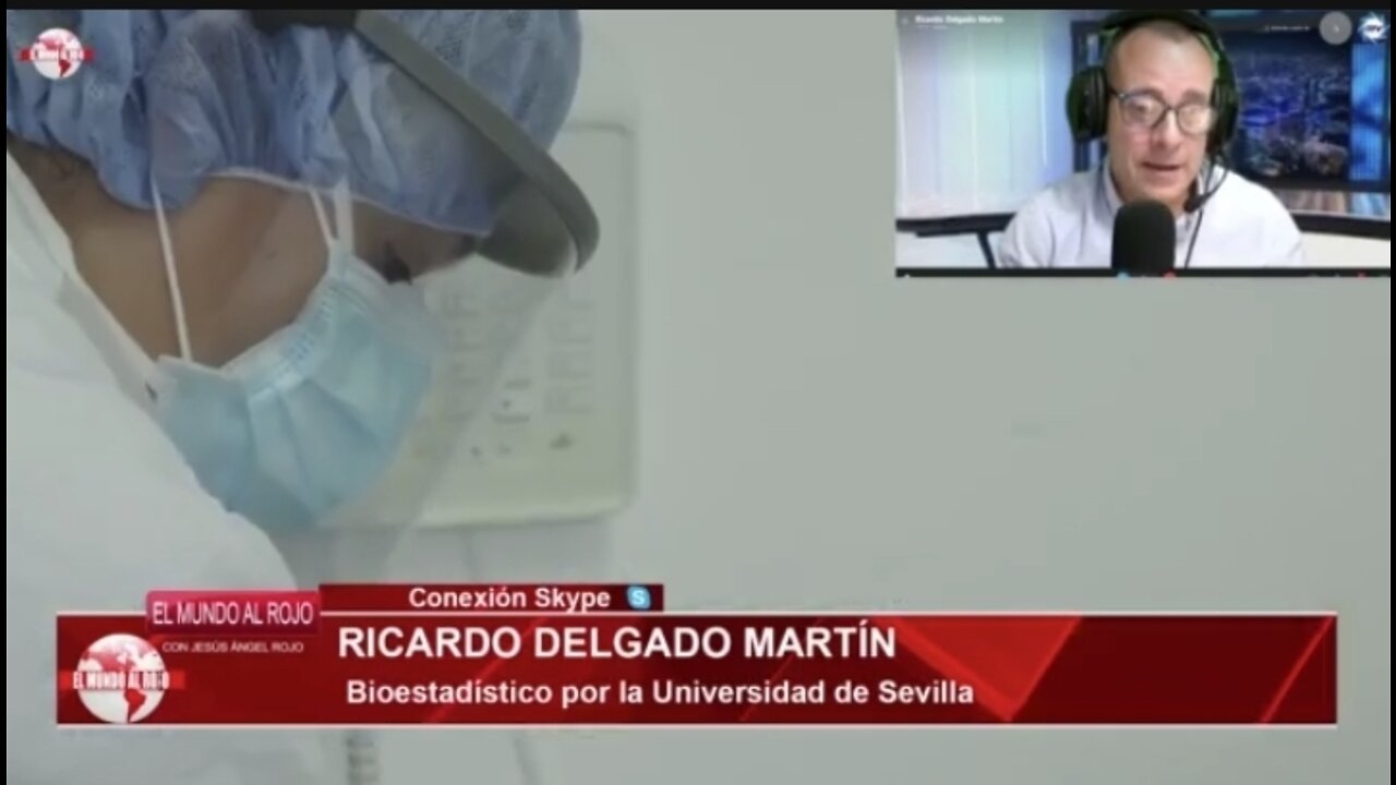 Intervista TV al biostatistico Ricardo Delgado