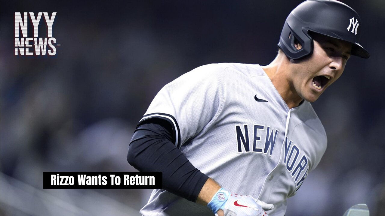 Anthony Rizzo Wants To Return To The Yankees