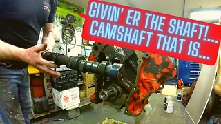 Cheap 440 Build Pt18... Camshaft Installation with Timing Chain and Gears on the Cheap!!!