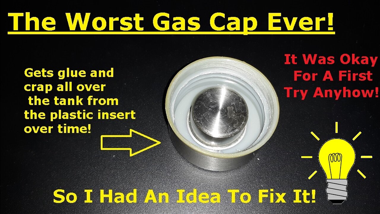 Gas Bike Frame Gas Cap, The glue makes a mess of the tank! I think I fixed it!