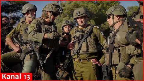 Video said to show military chief and head of Shin Bet with meet Israeli troops in Lebanon