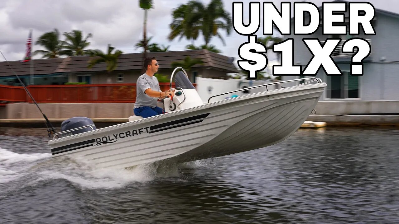 100% PLASTIC Boats Better than FIBERGLASS? Polycraft 410 Challenger American DEBUT