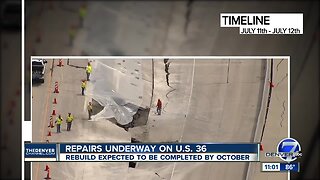 US 36 project moves into rebuild phase after collapse