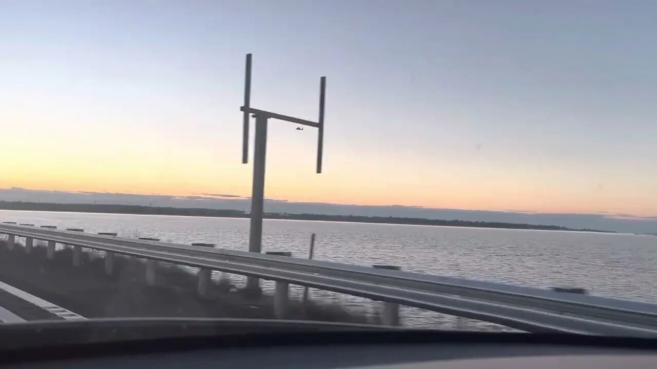 Crossing the Bridge from Astoria to Warrenton with a Flyover