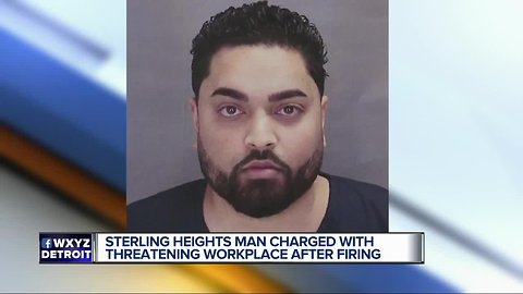 Sterling Heights man charged with making a threat of terrorism to workplace and USA