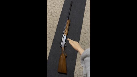 Sunday touch around 106: SPH touches its Browning light A5 12 gauge shotgun. Manufactured in 1956.