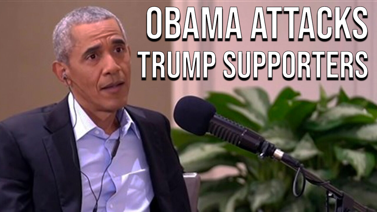 Obama Attacks Trump Supporters!