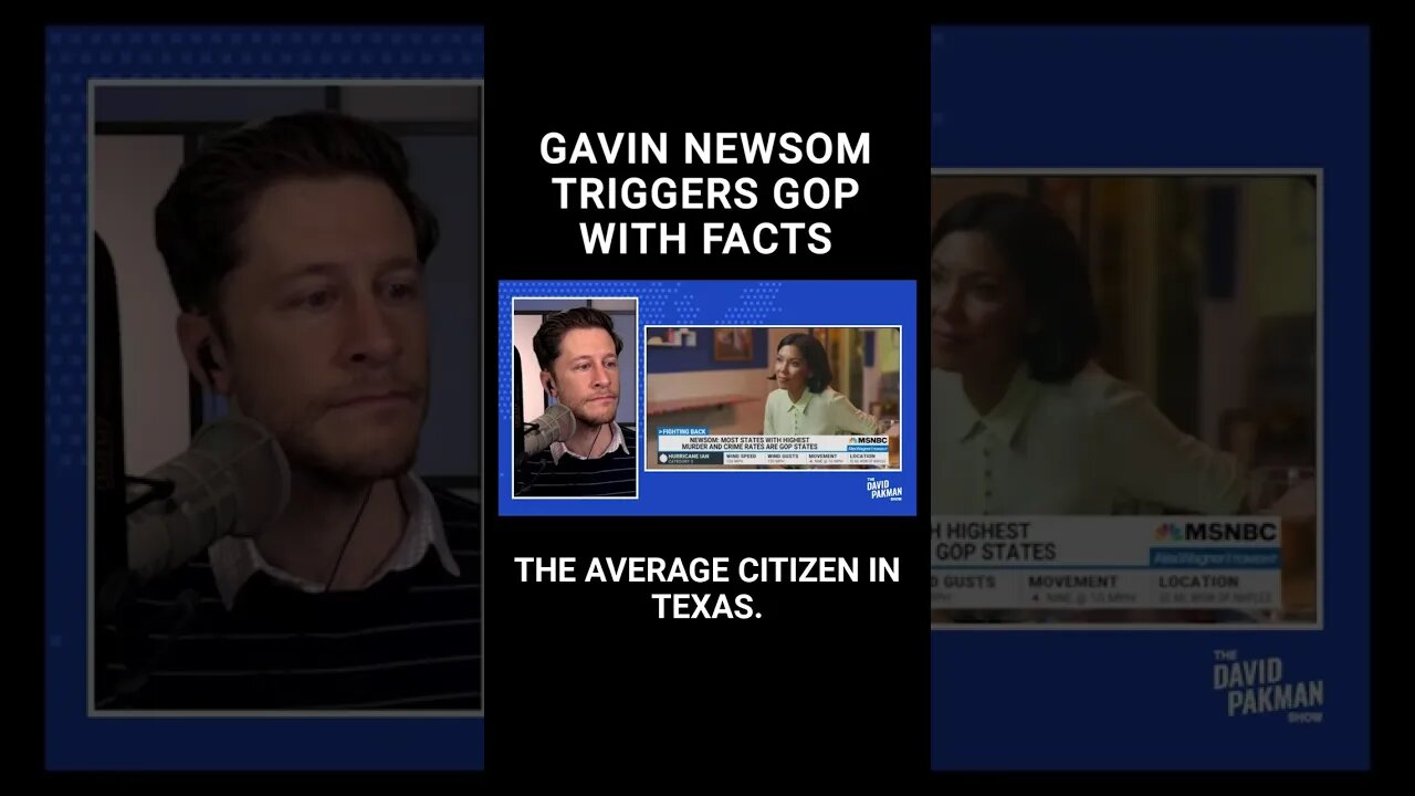 Gavin Newsom Triggers Republicans on "Democrat Crime" #shorts