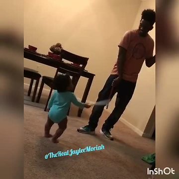 Awesome Dad Engages His Toddler Daughter In An Epic Sword Fight
