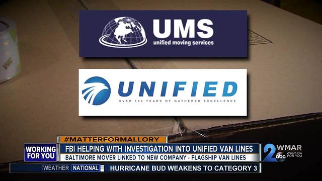 FBI Helping with Investigation into Unified Van Lines