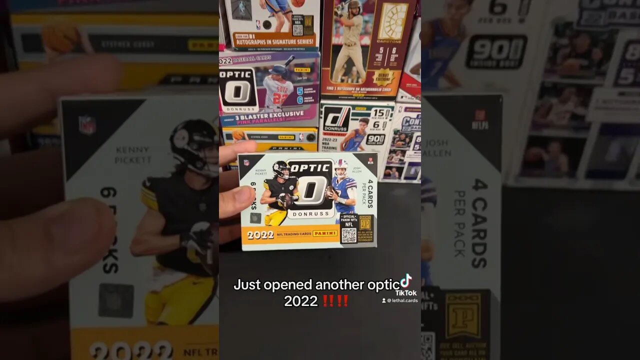 What You Can Get Out Of A 2022 Optic Football Box🏈 #collection #cards #sports #viral #unboxing