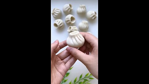 Fantastic oriental dough #dough shapes #imaginative dough #simple and beautiful buns