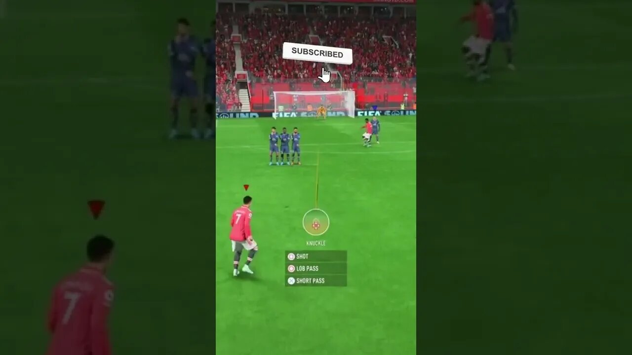 Never Try FIFA 23 FREE KICKS 😍😍 #fifa23 #viral #viralshorts #football #shorts