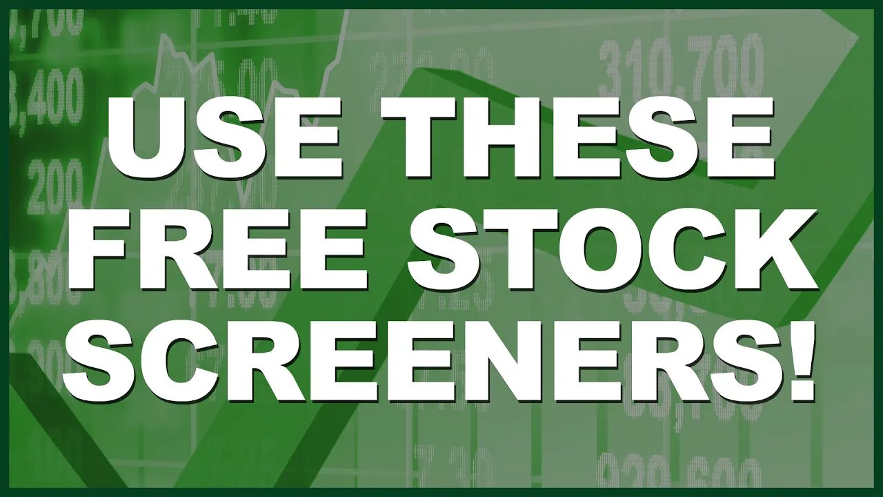 Choosing Stocks For the Wheel in 2022! Three Free Stock Screeners!