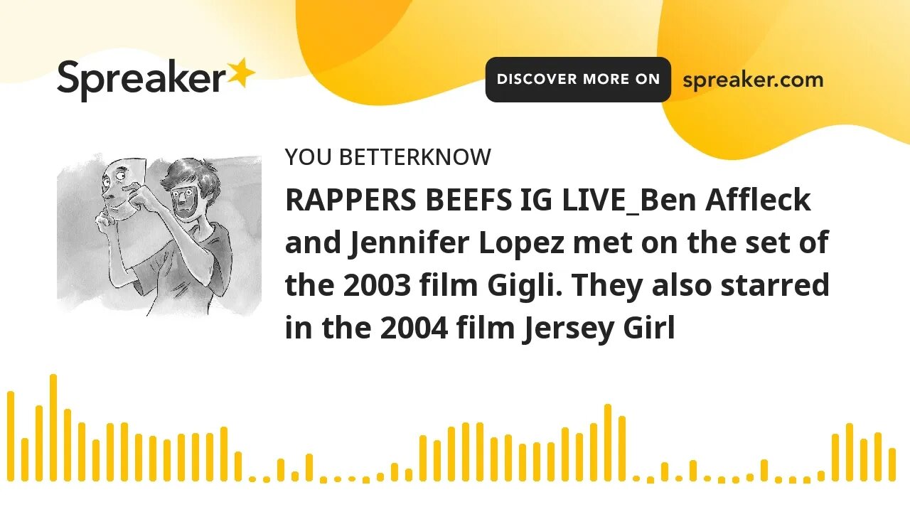 RAPPERS BEEFS IG LIVE_Ben Affleck and Jennifer Lopez met on the set of the 2003 film Gigli. They als