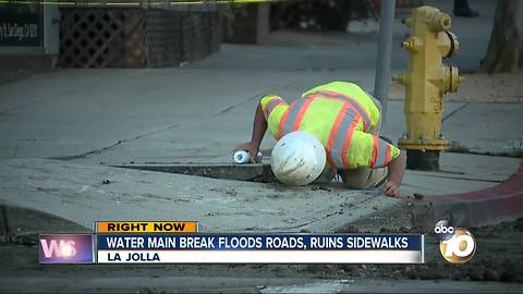 La Jolla Water Main Break