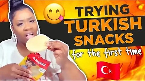 REACTMAS DAY 15| Trying TURKISH SNACKS for the FIRST TIME!!