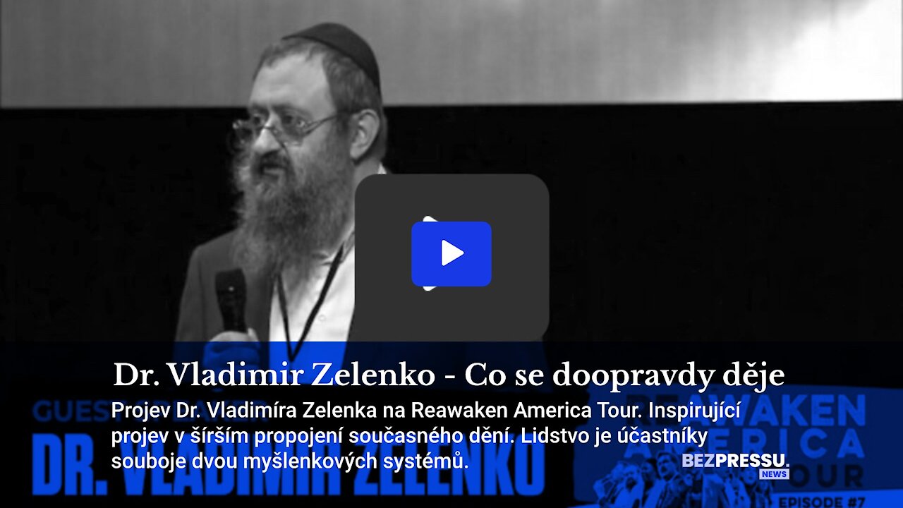 Dr. Vladimír Zelenko - Co se doopravdy děje.