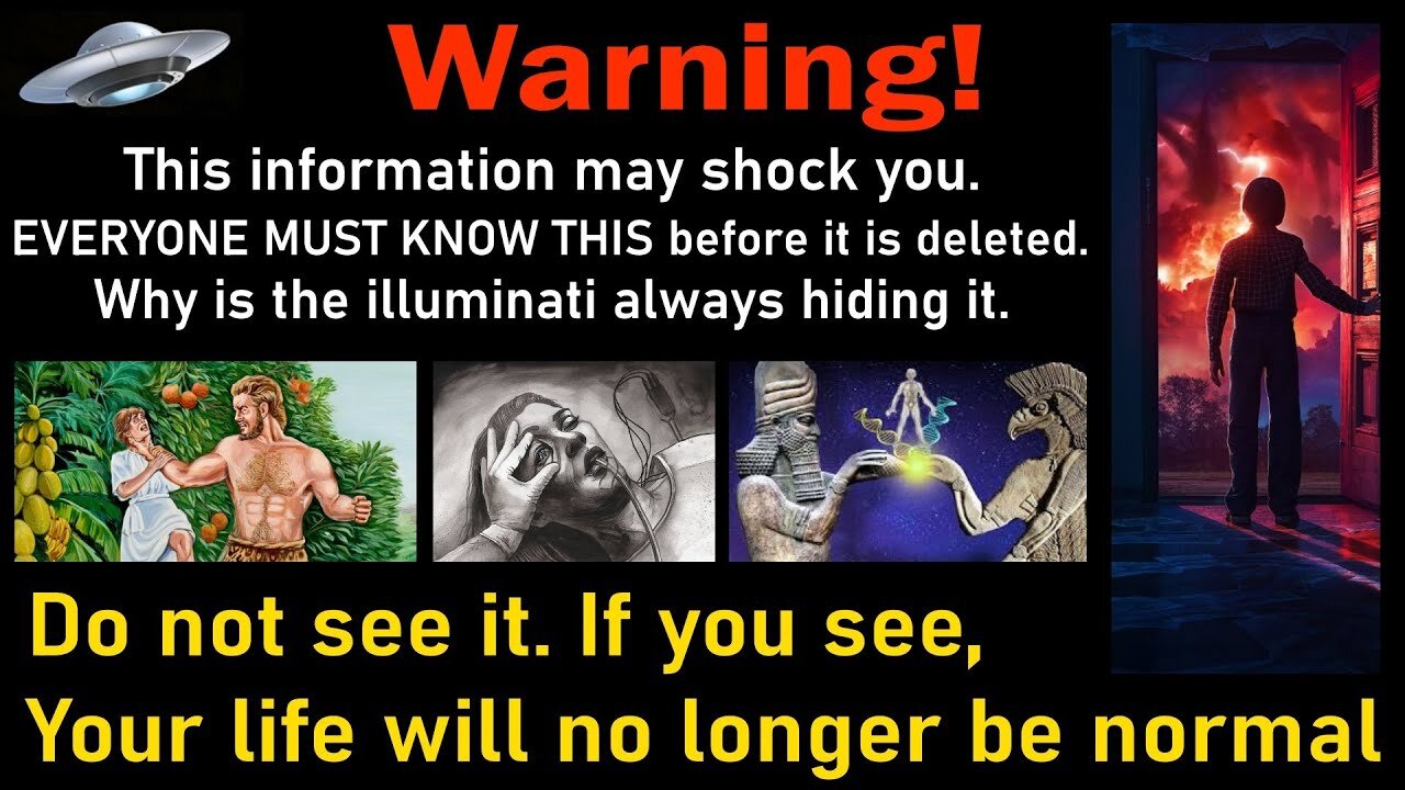 WARNING PART 1 THIS VIDEO MAY SHOCK YOU EVERYONE MUST KNOW ABOUT THE REAL CREATION STORY AND