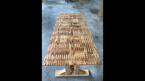 The Ultimate Pallet Table #shorts #woodworking #table