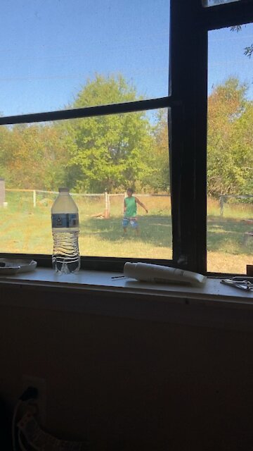 He was not feeding the goose fast enough