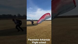 Students learning to ground handle and fly