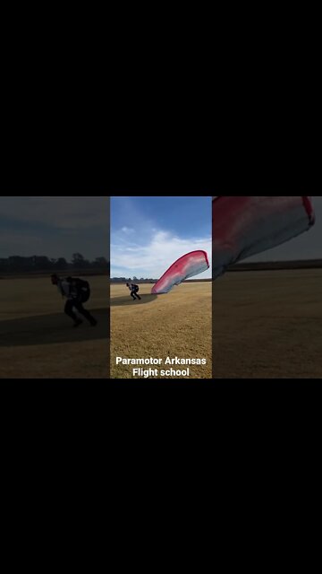 Students learning to ground handle and fly