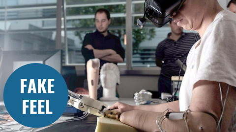 Fake limbs 'can feel like the real thing'