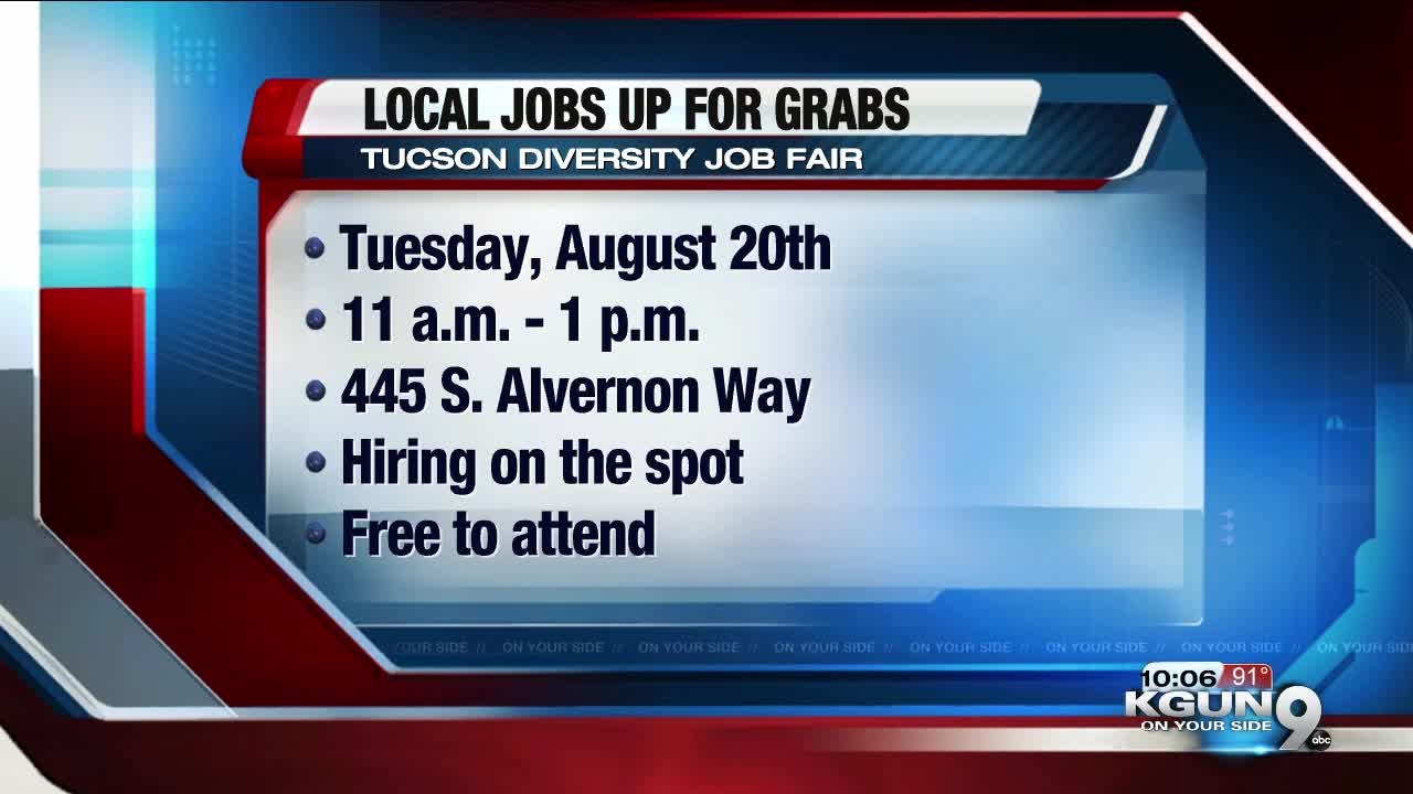 Hundreds of local jobs at Tucson diversity job fair
