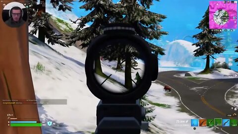 Vencendo a partida do Fortnite.