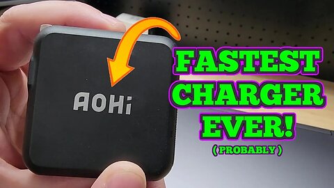 AOHi 100W USB C Dual Port Charger! Oh My!