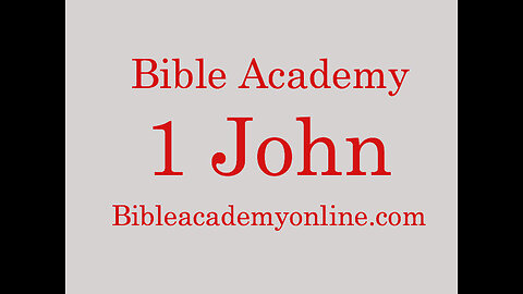 1 John 1:8-2:1a Lesson 3