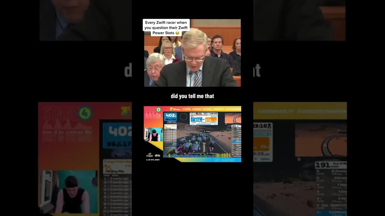 Every Zwift Cyclist When Asked About Their Weight 😂