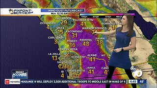 10News Pinpoint Weather with Meteorologist Megan Parry