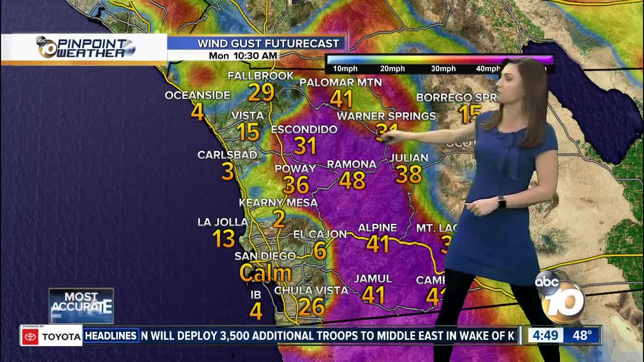 10News Pinpoint Weather with Meteorologist Megan Parry