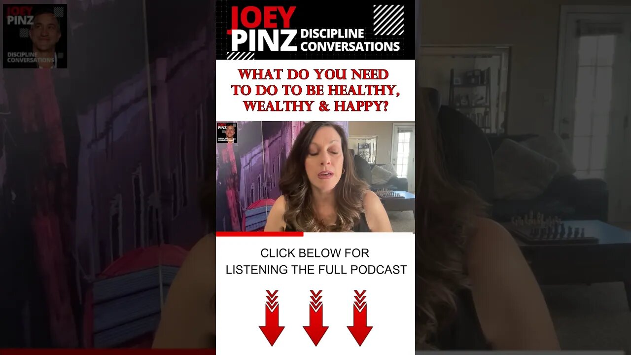 #222 Crystal Oconnor: Health, Wealth and Happiness | Joey Pinz Discipline Conversations #shorts