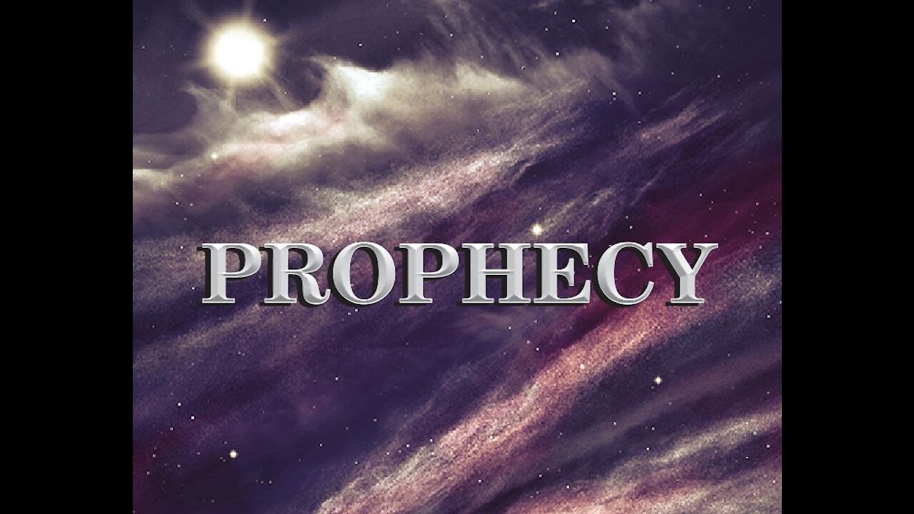 Video #3 - The Prophecy that launched my faith!